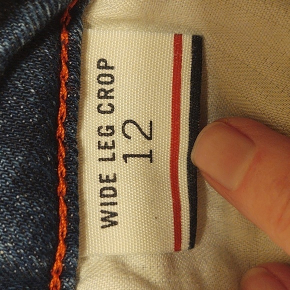 Tommy Hilfiger Women's Wide Leg Crop Jeans - Picture 6 of 11